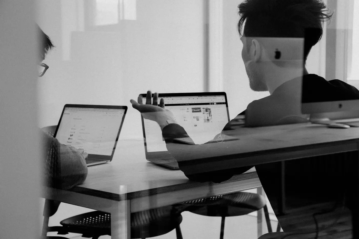 Bright modern shared workspace